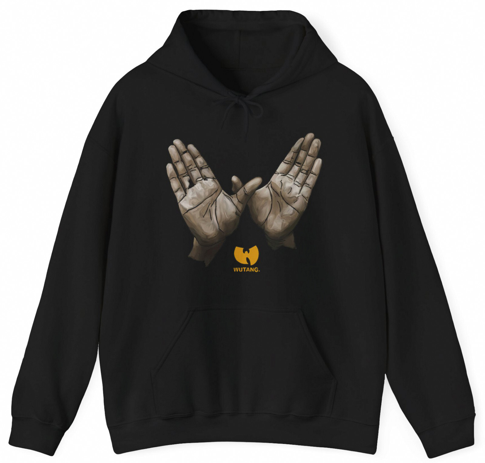 Wu-Tang Clan Hand Sign Classic Rap S-5XL Hoodie Heavy Blend Hooded Sweatshirt