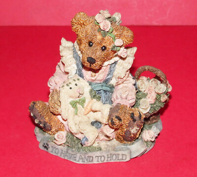 BOYDS BEARS & Friends * Bailey & Wixie Figur * 1993 * 3'' (8 cm) groß *