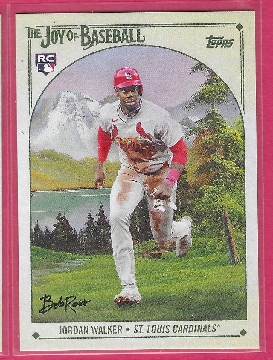 その他 Topps Jordan Walker 2023 Topps X Bob Ross The Joy of Baseball JORDAN WALKER #10 St