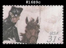 USA5 #1689c MNH Washington at Valley Forge Officer black horse