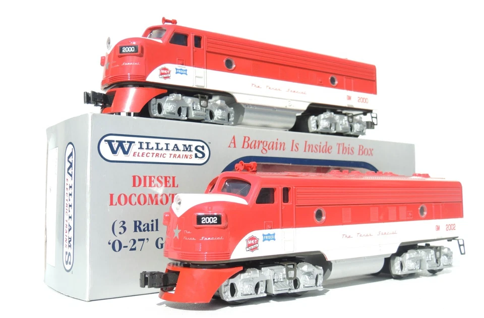Gorgeous set of 3 Williams O gauge Texas Special locomotives MINT- LOOK!! - Image 2 of 4