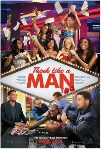 THINK LIKE A MAN TOO ORIGINAL 27x40 MOVIE POSTER 2014 Kevin HART Gabrielle UNION