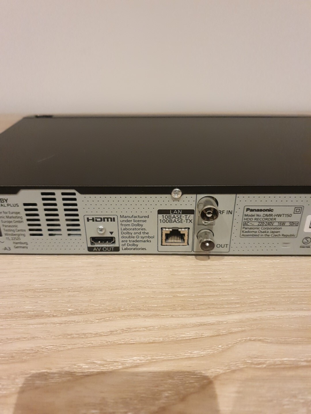 Panasonic DMRHWT150EB 500GB HDD SMART Recorder with Freeview Play Back. eBay