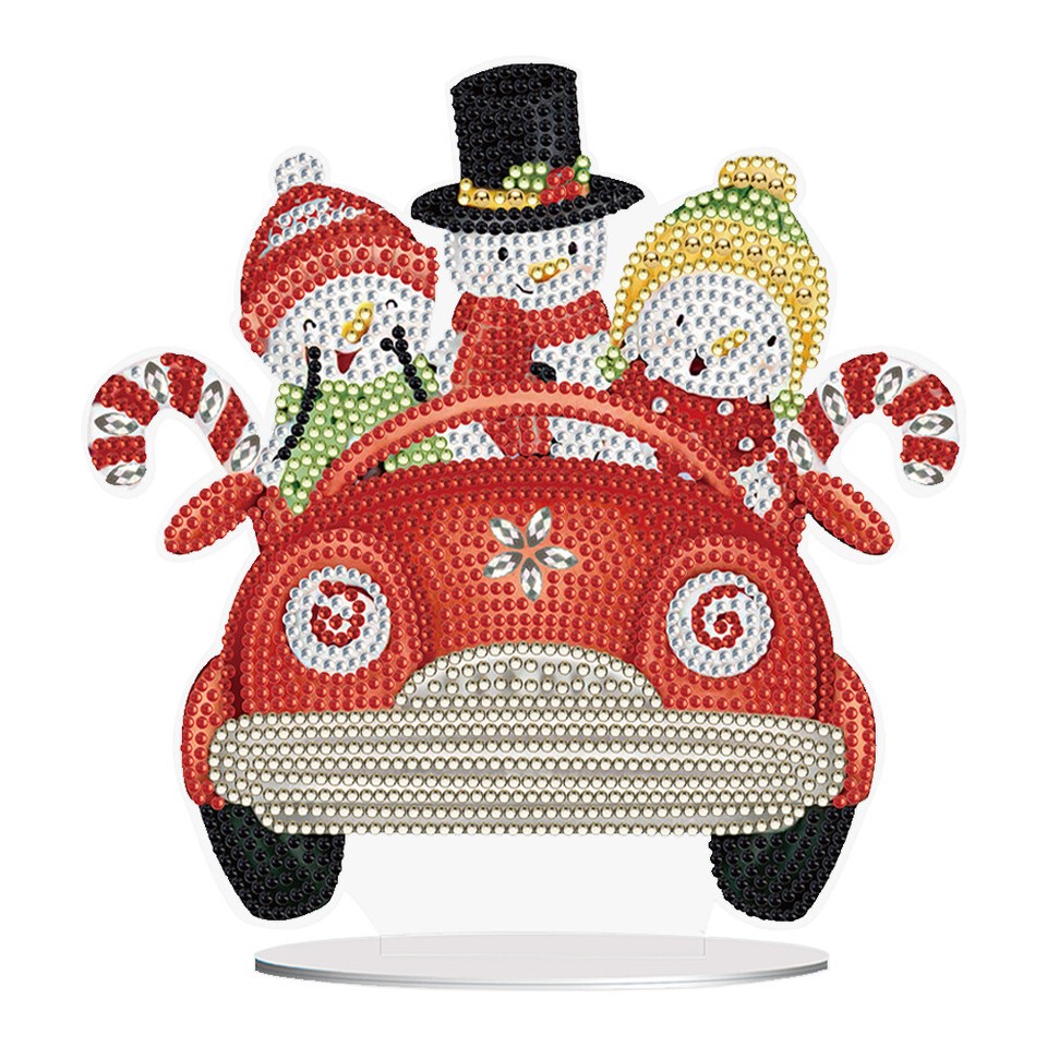 ♥ Special Shape Diamond Art Table Decor Gift Cars Table Top Diamond