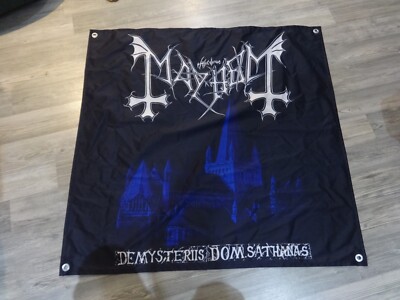 Mayhem XXL Flag Flagge Poster Black Metal Marduk Mgla Venom Gorgoroth Sarcofago