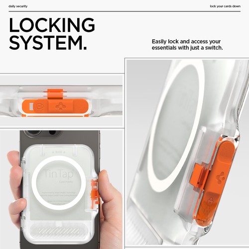 Spigen Magsafe Wallet | Tintap MagFit+ Hard Shell Card Holder - Picture 8 of 39