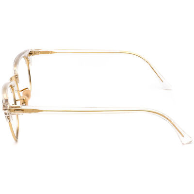 Ray-Ban Eyeglasses RB 5154 5762 Clubmaster Clear & Gold