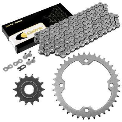 Drive Chain & Sprockets Kit for Yamaha Raptor 250 YFM250 YFM 250 2008-2013 Steel
