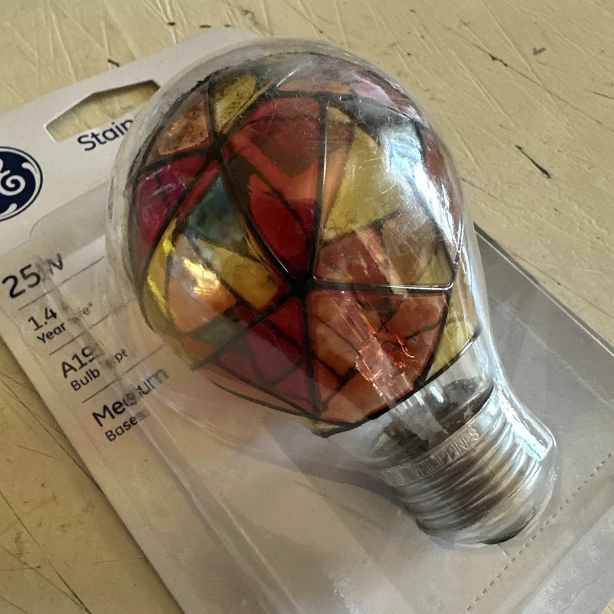 Ge stained glass light bulb online