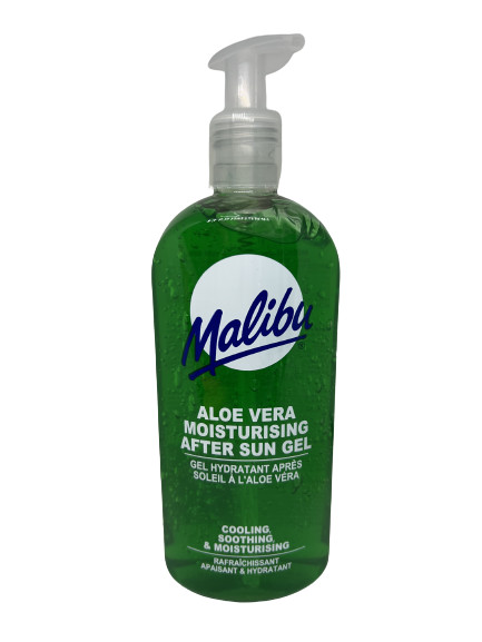 Malibu Aloe Vera Moisturising After Sun Gel 400ml Sun Care Cooling - Image 6