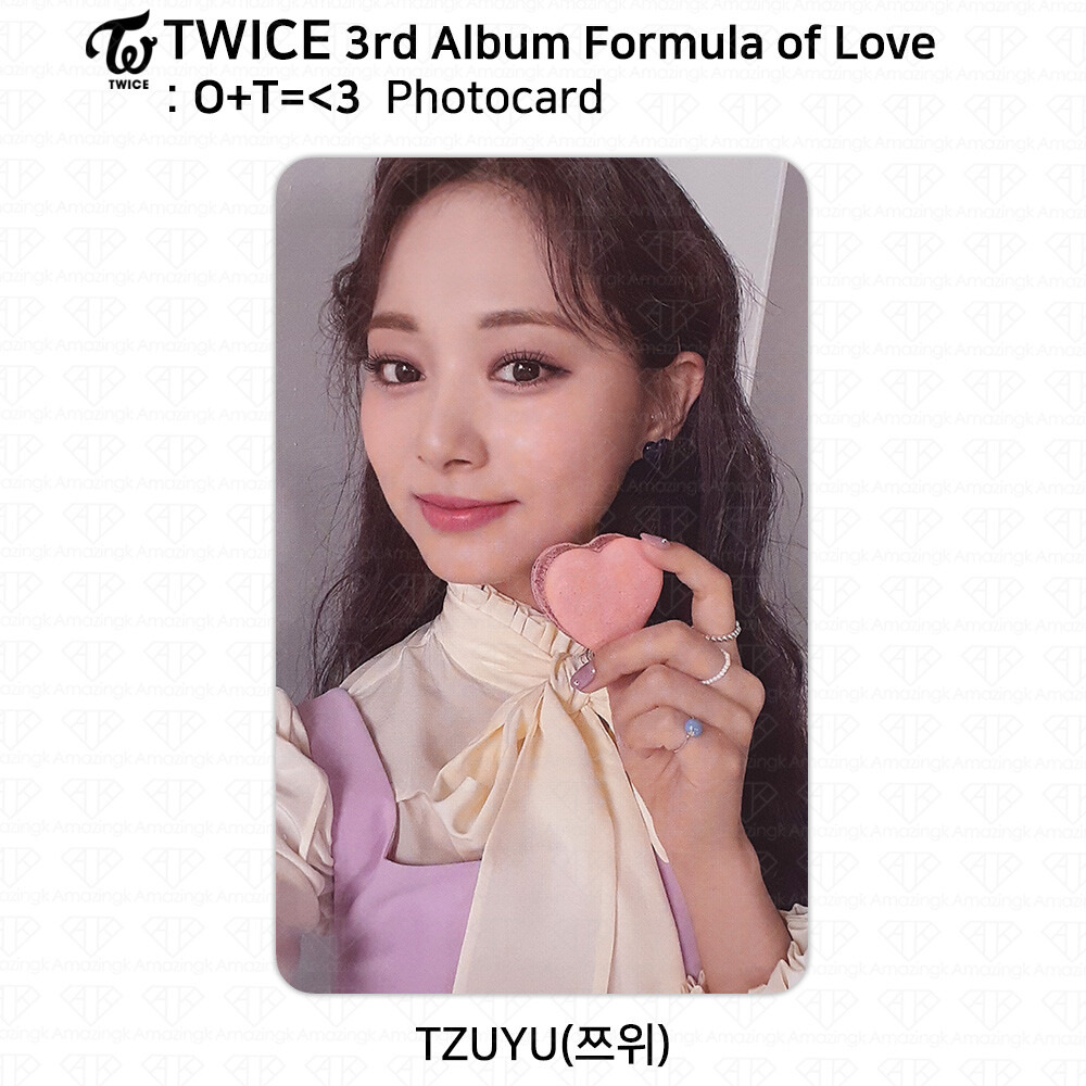 TWICE 3rd Album Formula of Love : O+T= 3 Official Photocard Tzuyu
