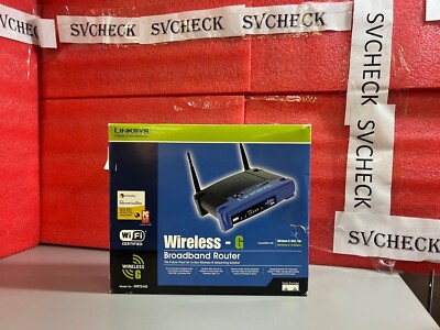 Linksys WPA2 & WMM Wi-Fi Wireless-G Broadband Router 2.4 WRT54G | eBay