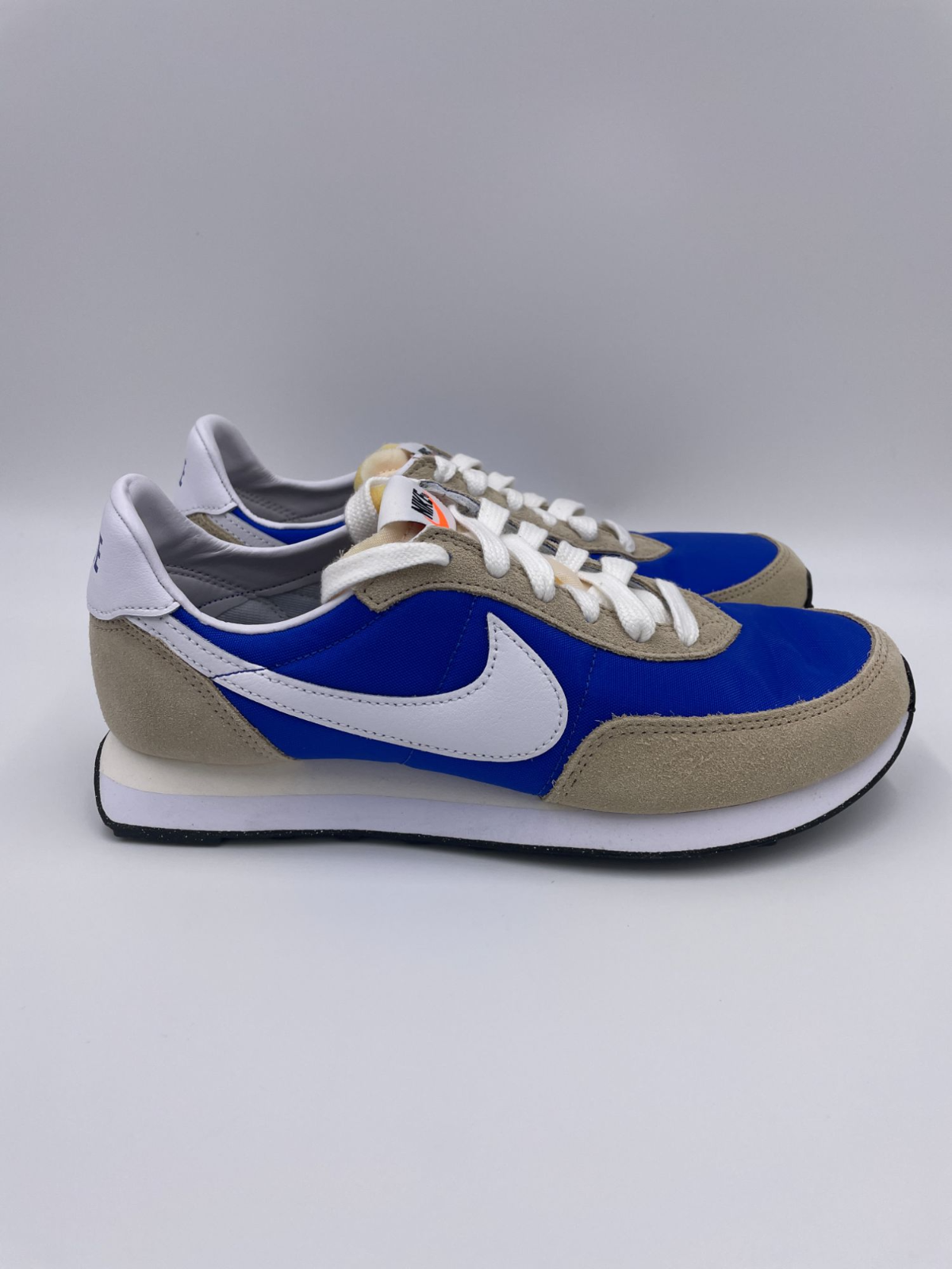Nike Waffle Trainer 2 Hyper Royal Blue White Rattan Sneakers Womens DC6477-400