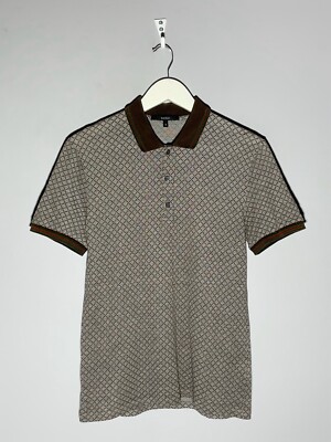 Gucci Monogram Polo T-Shirt Brown  Size S Men s