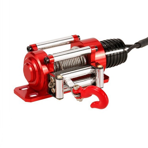 For Axial D90 SCX10 II 1/10 RC Crawler Car Upgrade Electric Metal Winch Set - Picture 8 of 10