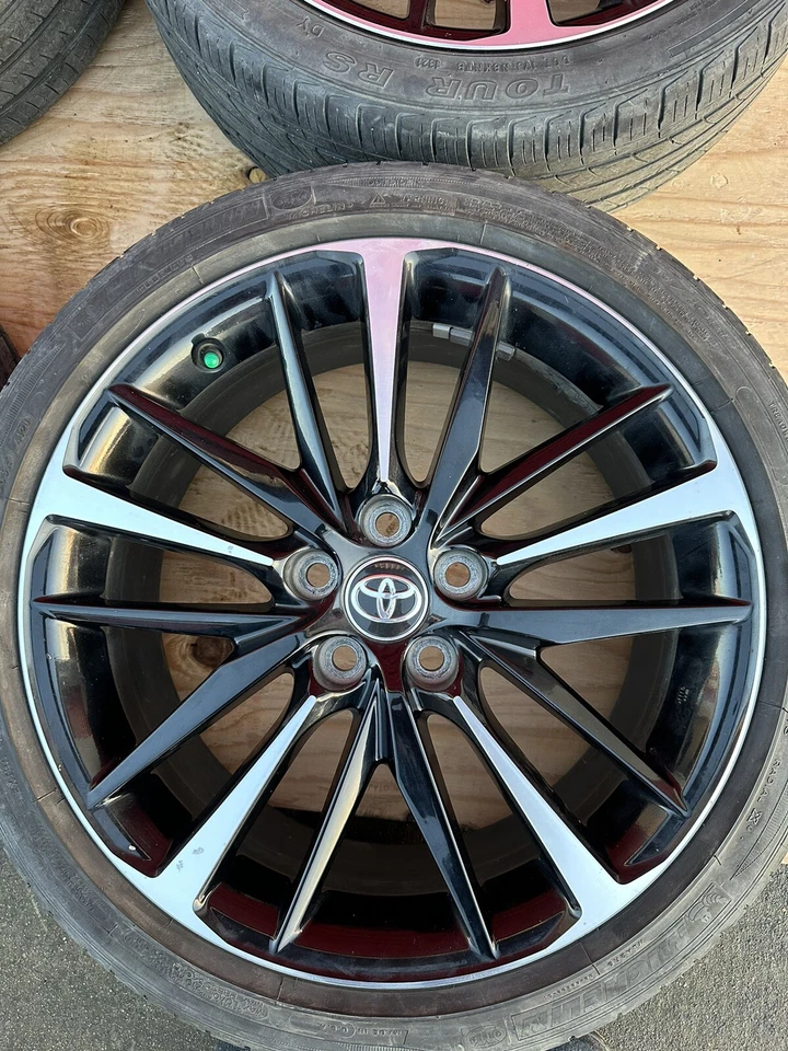 2018 2019 2020 2021 19" Toyota Camry OEM black wheels rims Avalon 75222 SET XSE - Image 3 of 4