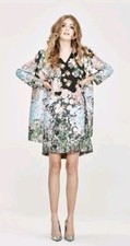 Trelise Cooper Runway Earthly Paradise Back Swan Dress Size M RP $1200.00