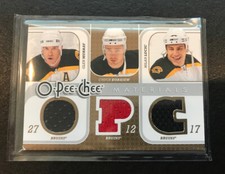 2008-09 o-pee-Chee Materials Bruins; Glen Murray, Chuck Kobasew, Milan Lucic