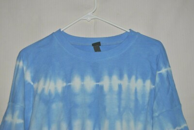 Women's WILD FABLE Blue White Tie Dye Sweatshirt Size S Oversized Cropped |  eBay UK