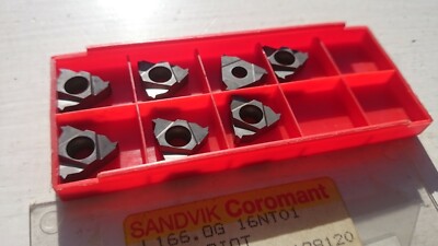 7 Sandvik Gewindeeinsätze L166.0G-16NT01-180 S10T (ext 18tpi NPT60 LH )