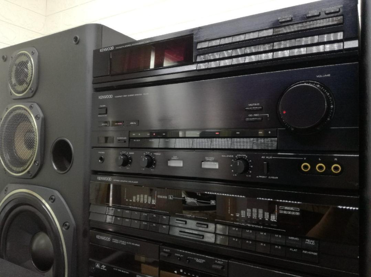 KENWOOD ROXY DG55 チューナー・アンプ ・グライコ R-5E KENWOOD ROXY DG55 high-end mini component stereo system Rare