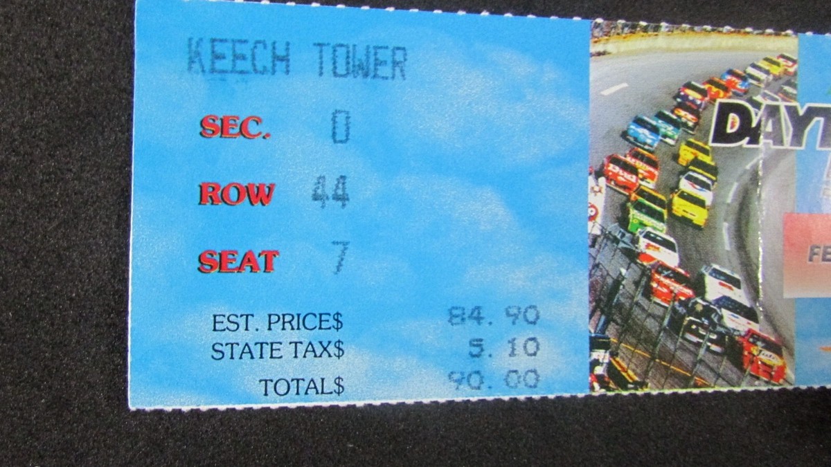 オトゥー　チケット Vintage Auto Racing - 1994 Daytona 500 Ticket Stub - Feb. 20, 1994