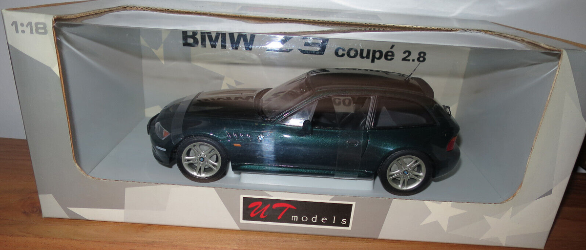 1/18 UT MODELS BMW Z3 COUPE 2.8 METALLIC GREEN #20422 AS NEW OLD