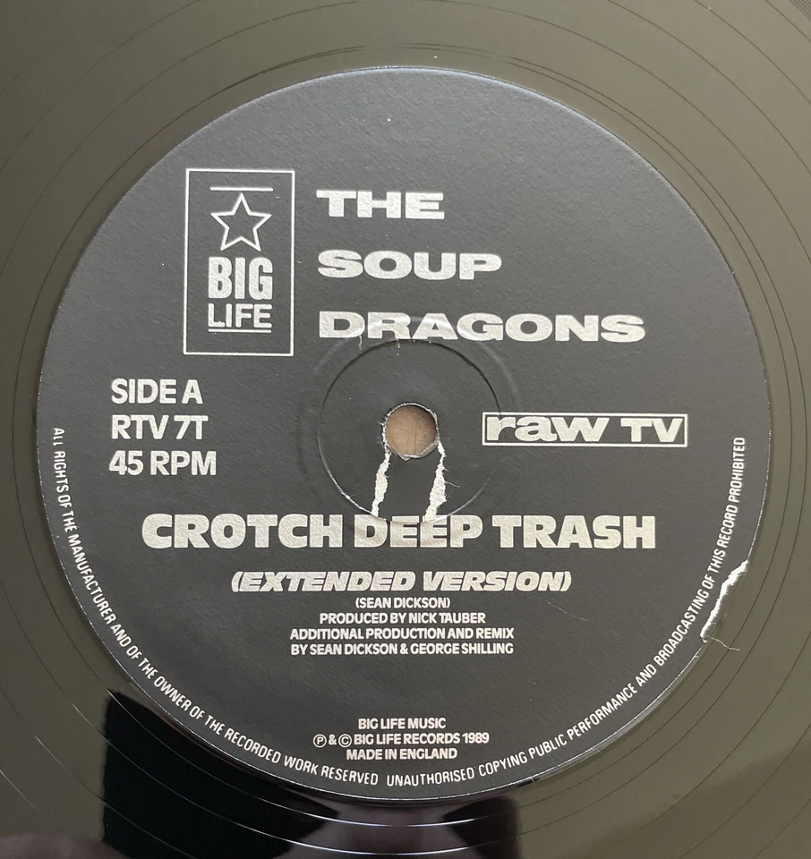 Crotch Deep Trash Soup Dragons 12" vinyl single record UK EX / EX - Image 3 of 4