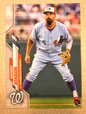 2020 TOPPS SERIES 1 #14 ANTHONY RENDON SP SHORT PRINT VARIATION WASH NATIONALS