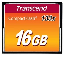 Transcend Compact Flash 16GB 133x 16 GB CF Memory Card Canon Rebel EOS XT XTi 