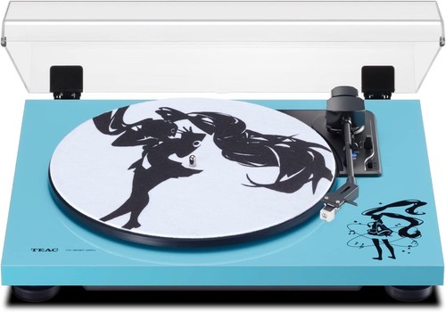 Hatsune Miku x TEAC Bluetooth Analog Record Turntable Player TN-180BT-MIKU - Picture 13 of 13