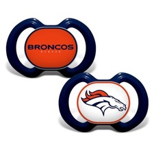 Denver Broncos - Officially Licensed NFL Pacifier 2-Pack BPA Free New in package