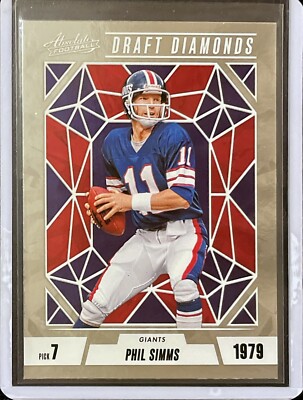 Phil Simms - 2024 Panini Absolute - Draft Diamonds #DD-PSS