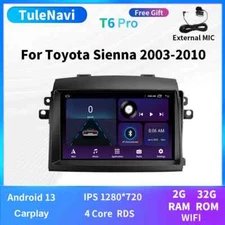 For Toyota Sienna2 XL20 CarPlay Car Radio Screen Android Multimedia Player GPS