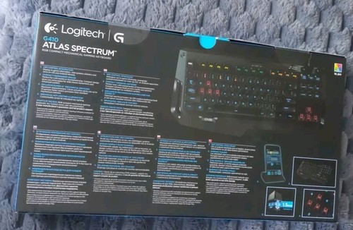 Teclado mecánico compacto para juegos Logitech G410 Atlas Spectrum - negro - Imagen 2 de 2
