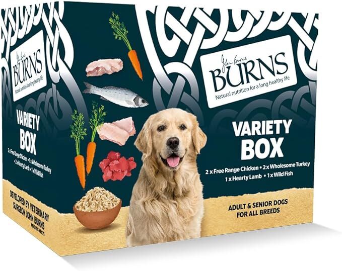 Burns Adult Senior Wet Dog Food with Chicken, Turkey, Lamb