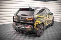 Cup Mittlerer Diffusor Heck Ansatz DTM Look FüR BMW I3 Mk1 Facelift Schwarz