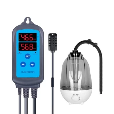 INKBIRD Humidity Controller Humidistat Reptile Humidifier Fogger 4L Tank Seeds Pet Herbs