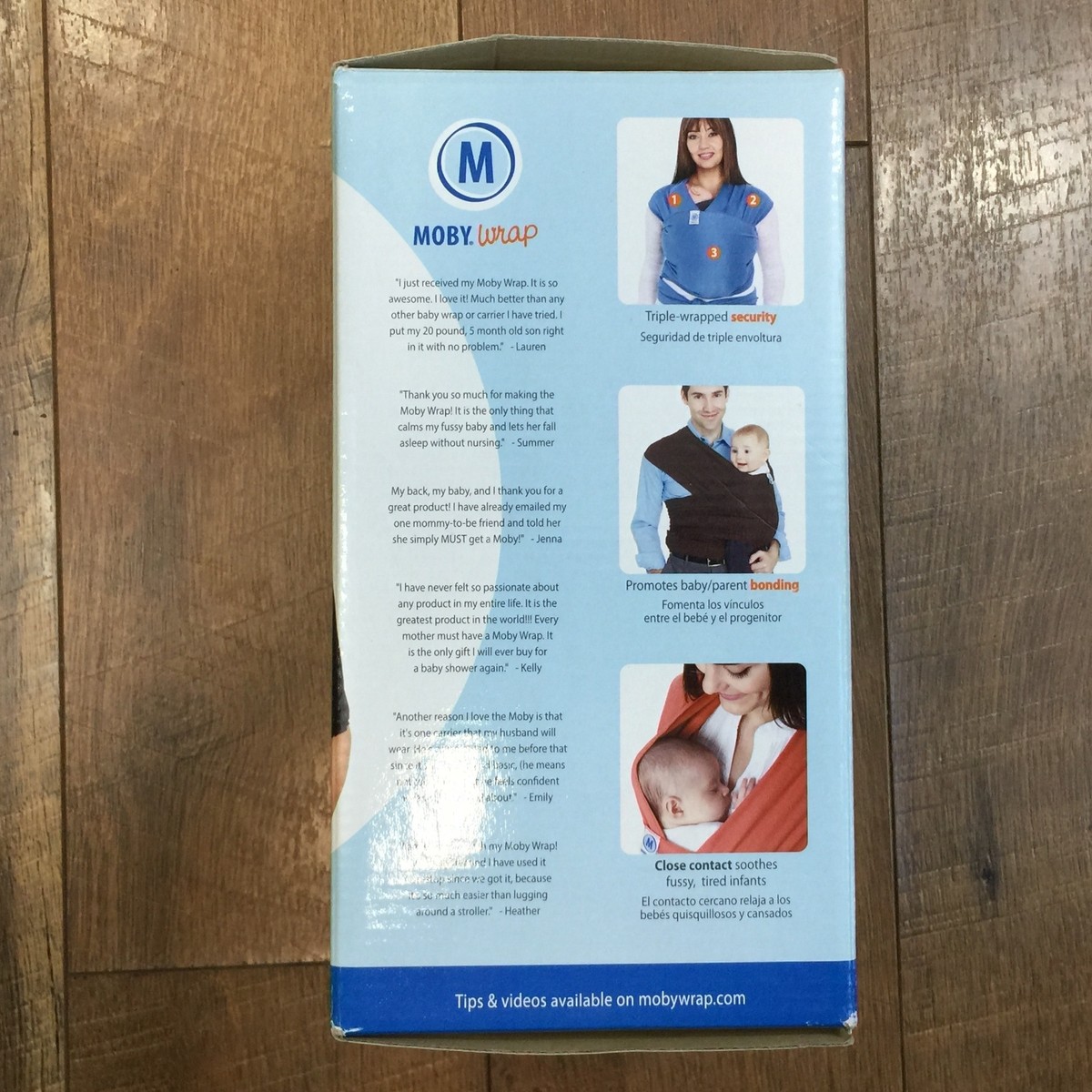 Moby Wrap Baby Carrier Slate Soft Midweight Cotton Fabric Babies