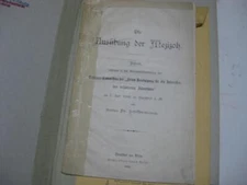 1906 RARE PUBLICATION ON METZITZAH B'PEH  Die Ausübung der Mezizoh : Referat