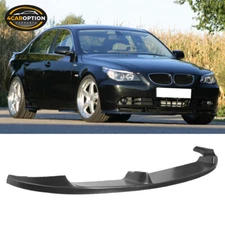 Fits 04-07 BMW E60 530 525 535 H-Style Front Bumper Lip Spoiler Splitter PU