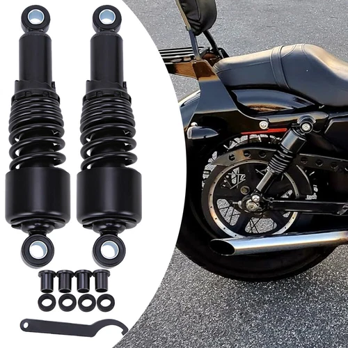 Rear Suspension Shocks Absorbers 10.5'' For Harley Dyna Sportster FLH/FLT FXDWG - Picture 6 of 18