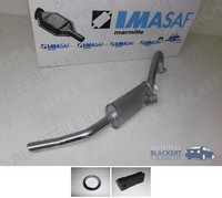 Imasaf ESD Auspuff Endtopf für Alfa Giulia+Gt (105) 1300 Ti+1600 Super 1969-1978