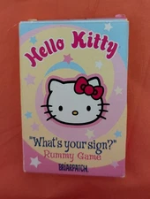 Vintage Hello Kitty "What's Your Sign?" Complete Rummy Game - ExcellentCondition
