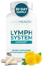 Pure Health Research Lymph System Support - 60 Capsules (Free shipping)