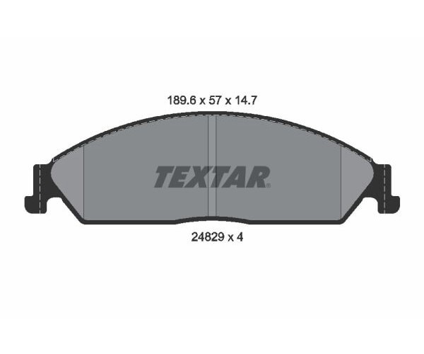 Textar Kit Pastiglie Freno per Ford Asse Ant. 2482901
