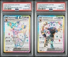 Pokemon SVP Umbreon 176 & Espeon 175 Black Star Promo PSA 10 GEM MT Sequential