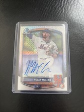 2025 Bowman - Chrome Prospect Mega Box Autographs Nolan McLean #BMA-NM (AU, RC)