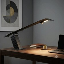 Lampada 'Condor' Design Hans Von Klier per Bilumen Nera Anni 80 Originale