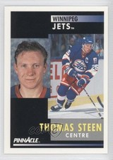 1991-92 Pinnacle French Thomas Steen #275 0b4